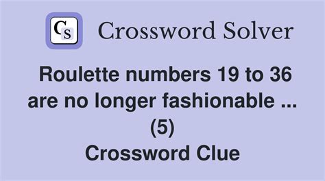 Roulette rounds crossword clue 5 Letters.